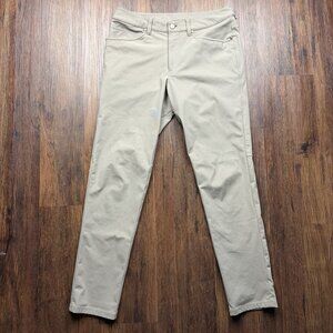 Lululemon Commission Slim Fit Pant Men's Size 30 Olive Green Casual Commuter